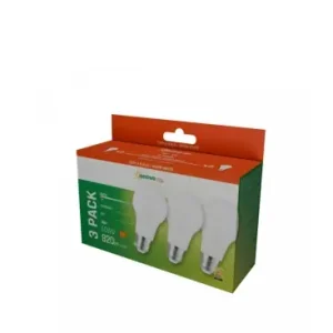 3-pak E27 9W LED pæreVarm hvid | Tilbudspris