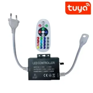 230V RGB WIFI Smart Home CLIP-ON controllerInkl. endeprop, til 230V, memory funktion, 100 m - Direkte fra fabrikken