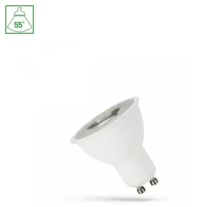 Anbefalet valg - LED GU10 4W230V, 55°, Neutral Hvid, Med Linse, Spectrum