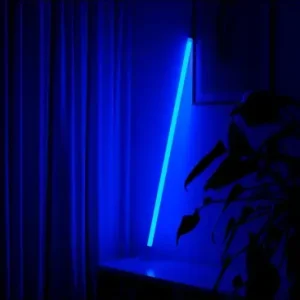 120cm Neon Tube LED BlåDesigner rør, inkl. ledning - Høj kvalitet