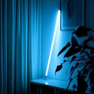120cm Neon Tube LED LyseblåDesigner rør, Justerbar lysstyrke, inkl. ledning - Bedst sælgende