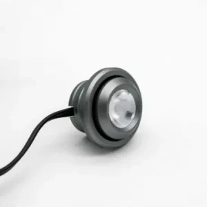 1W Ø2,9cm SPOT29 møbelspot indbygning RA9012V DC, Hul Ø2 cm, Mål Ø2,9 cm, Børstet stål | Nyt produkt