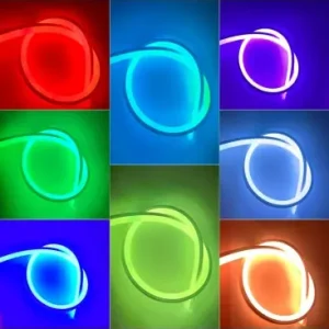 12W pr. meter RGB 16x16 Neon Flex LED230V, IP67 | Topprodukt