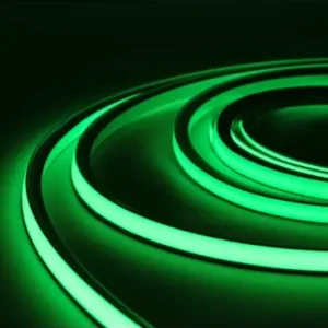 5m 8W/m AnyCut Neon Flex 10x10 Grøn LED strip12V DC, Ingen klippeafstand - Ekstra rabat