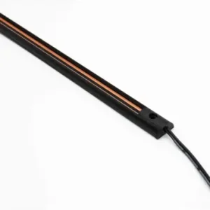 Topprodukt | PicoTrack 50 cm skinne 24V, Magnetisk, sort, til glasmontre / vinduesbelysning