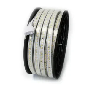 50m Arbejdslys 230V LED stripIP65, 120 LED/m, 4,8W/m, 480 lm/m - Klar til levering