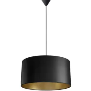 Rabat - Isabella Castillo Ø50 Pendel Lampe E27 i Sort/GuldNielsen Light