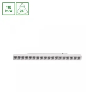 Anbefalet valg - SHIFT BasicGitter m Lineær Lampe, 330mm, 18W, 2700K, Hvid