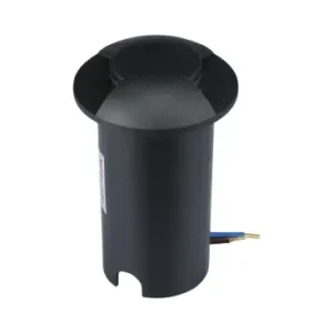 1W LED Nedgravningsspot Lys (12V) 6500K-Sort, IP67 | Kampagnepris