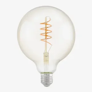 Begrænset lager - Pære Spiral Amber E27 4 Watt