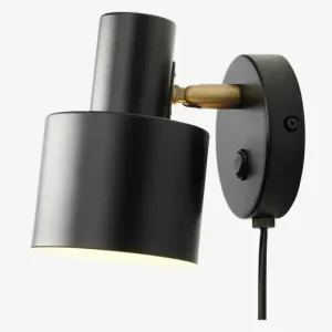 Væglampe Vouge sort H.16 cm | Kun denne uge