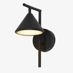 Væglampe Fuji sort LED H.25,5 cm | Bestil direkte