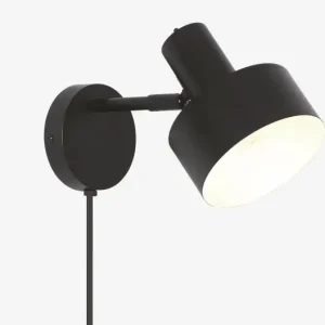 Væglampe Matis sort H.17 cm | Sikker handel