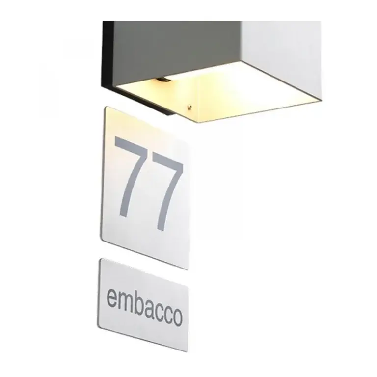 Welcome navneplade 160x180mm - Tilbudspris
