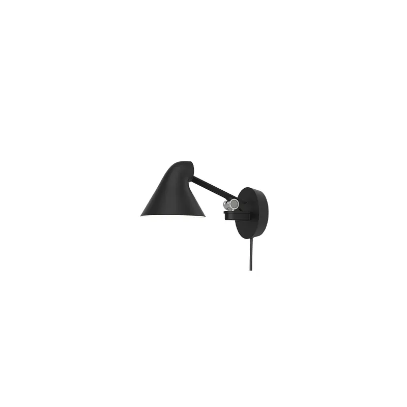 NJP Box LED V�glampe 2700k Kort Arm Sort - Louis Poulsen - Kan bestilles