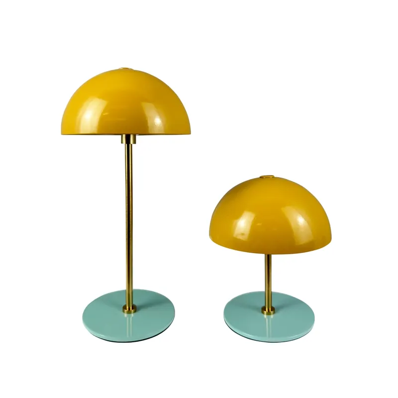 ALONG LED Minibordlampe curry-turkis - �ske med 2 stk. | Sidste mulighed