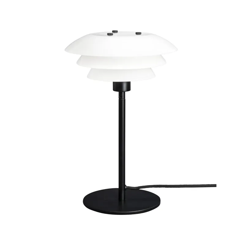 Begrænset antal | DL20 Bordlampe Opal/Sort - Dyberg Larsen