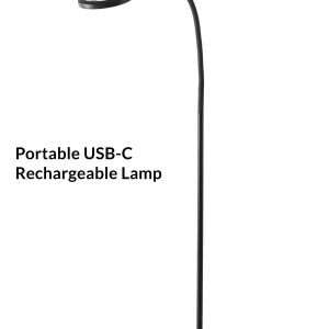 Køb online - Magni Charge Superflex Portable Floor Lamp - Sort