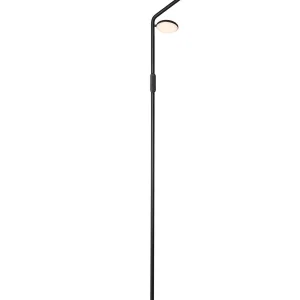 Slim Uplight Floor Lamp - Sort - Tilbudspris