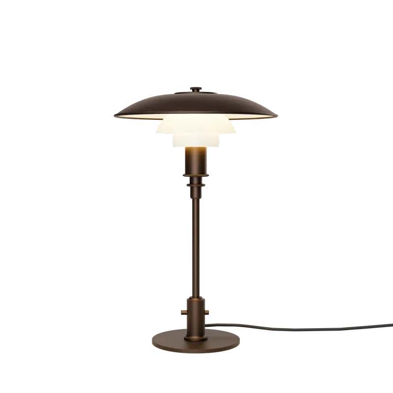 Skynd dig | PH 3/2 Aged Brass/Opal Bordlampe - Louis Poulsen