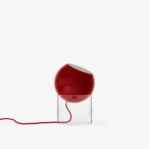Topan VP13 Bordlampe, Clear / Vermilion Red | God pris